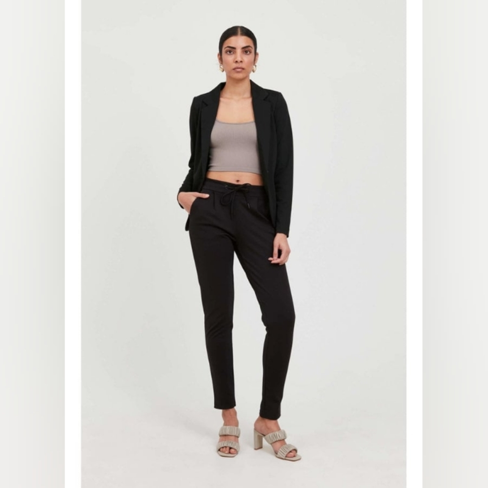Ichi Ihkate Blazer Jacket Black XL Cardigan - Picture 2 of 16
